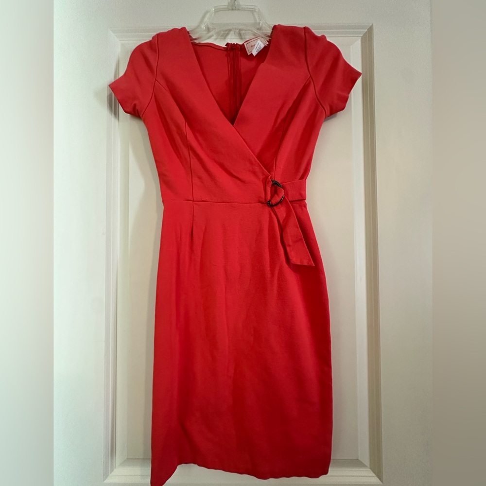 love...ady Vibrant Red Midi Dress